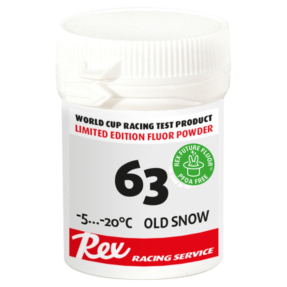 REX 63 Fluor Powder, -5°C až -20°C, starý a umělý sníh, 30g