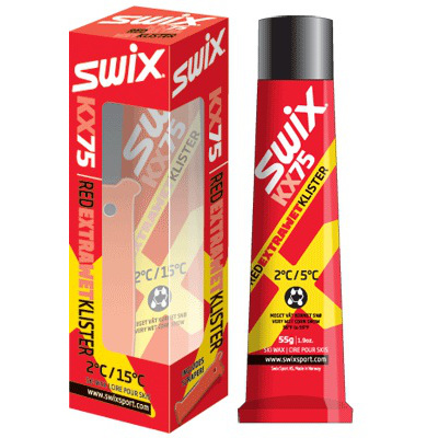 SWIX KX75 Extra Wet klistr, 55g, +2°C až +15°C