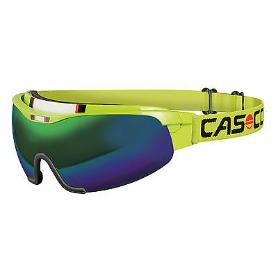CASCO SPIRIT CARBONIC - limetkově zelené, brýle na běžky