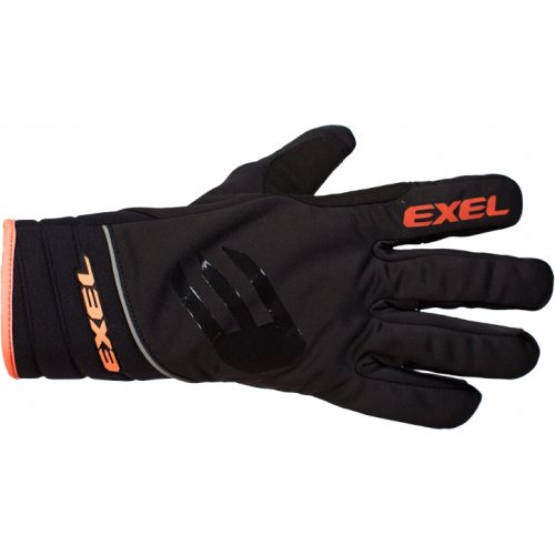 EXEL THERMO+ Glove, černá/oranžová/bílá teplé rukavice na běžky
