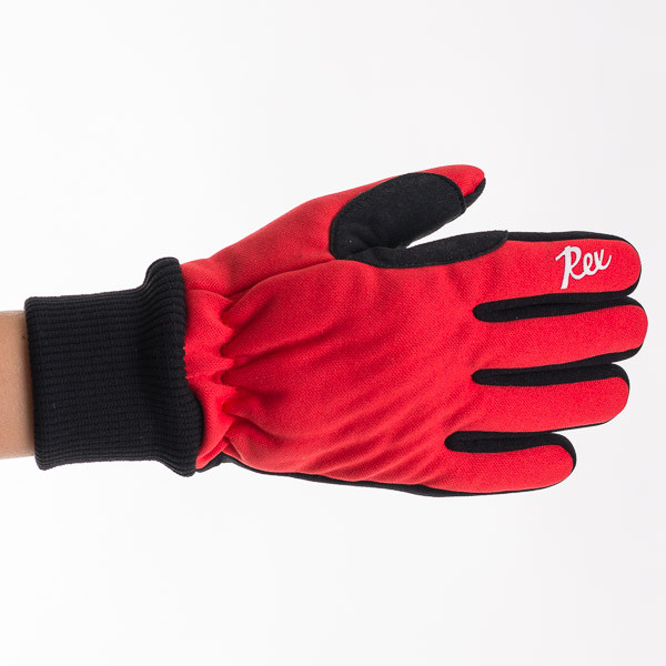 REX MARKA- zateplené rukavice červené