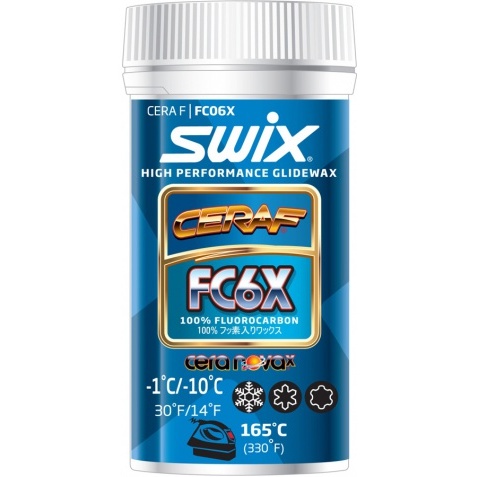 SWIX FC06X Cera F POWDER 30g, -1°C až -10°C