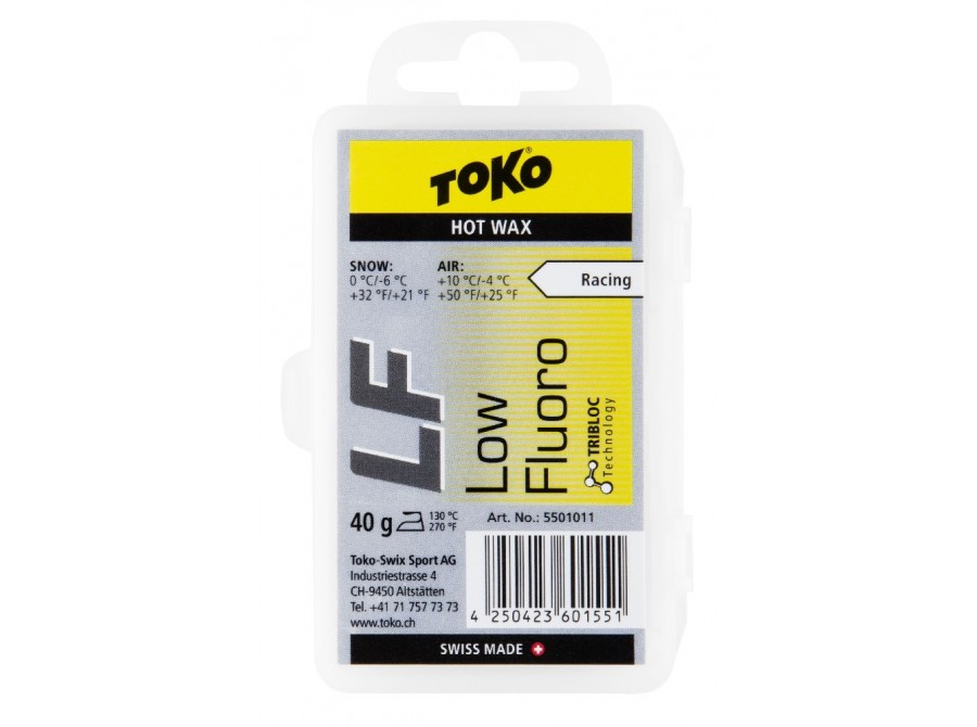 TOKO LF Hot Wax Yellow, 10°C až -4°C, 40g